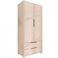 Ντουλάπα Δίφυλλη Flora 469ORN1107 90x45x183cm White