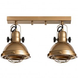 Φωτιστικό Οροφής - Σποτ Spoly 892OPV2139 43x16x25cm 2xE14 40W Gold Opviq GOLD