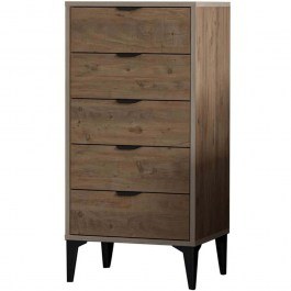 Chest Of Drawers Arden 260ETH1401 50x40x105cm Natural Pine NATURAL
