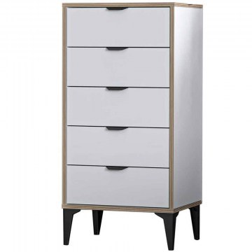 Chest Of Drawers Arden 260ETH1402 50x40x105cm White