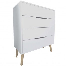 Συρταριέρα Flora 469ORN2101 78x45x95cm White WHITE