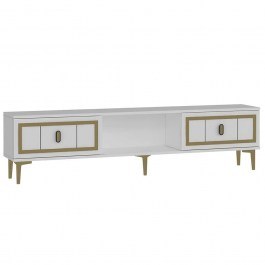 Έπιπλο Τηλεόρασης Orion 475OLV3351 150x29,6x44,6cm White-Gold WHITE-GOLD