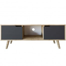 TV Furniture Siena 469ORN1719 139,7x29,7x53cm Oak-Anthracite ANTHRACITE-OAK