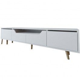TV Furniture Roma 469ORN1705 180x30x53cm White WHITE