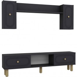 Σύνθεση Τηλεόρασης Polen Bohem 475OLV3365 150x29,6x44,6cm Anthracite ANTHRACITE