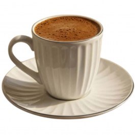 Φλυτζάνια Καφέ Με Πιατάκια Karizma (Σετ 12Τμχ) 126MBM1303 60ml White-Silver Hermia WHITE-SILVER