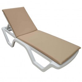 Μαξιλάρι Ξαπλώστρας Αδιάβροχο Sunny 535PFT1501 180x60x4cm Beige BEIGE