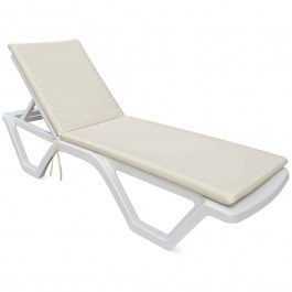 Μαξιλάρι Ξαπλώστρας Αδιάβροχο Sunny 535PFT1502 180x60x4cm White WHITE