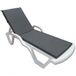 Μαξιλάρι Ξαπλώστρας Αδιάβροχο Sunny 535PFT1503 180x60x4cm Grey GREY