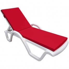 Μαξιλάρι Ξαπλώστρας Αδιάβροχο Sunny 535PFT1504 180x60x4cm Red RED