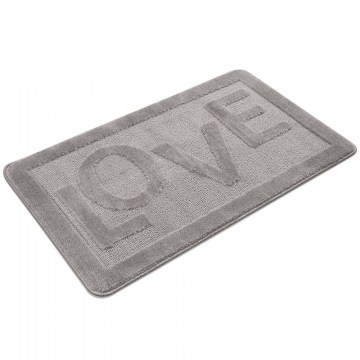 Πατάκι Μπάνιου Love 217CCL1117 Grey L'Εssentiel Maison