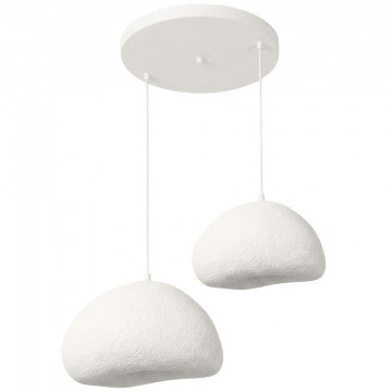 Pendant Lamp Loval 892OPV2164 89x44x115cm 2xE27 40W White Opviq