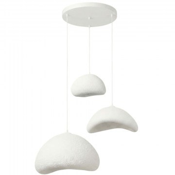 Pendant Lamp Luna Set Nua 892OPV2176 82x40x115cm 3xE27 40W White Opviq