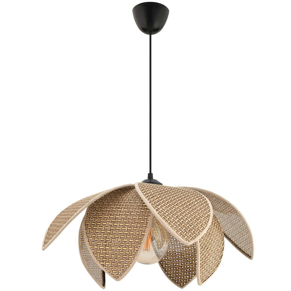Φωτιστικό Οροφής Magnolia Hazeran 390FLH2922 Φ40x55cm 1xE27 40W Beige Opviq