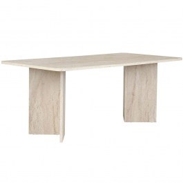 Table Linza 353NRD1130 180x90x75cm Travertine Beige BEIGE