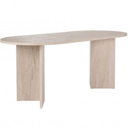 Τραπέζι Sabella 746NRD1111 200x90x75cm Travertine Beige BEIGE