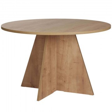 Τραπέζι Virella 746NRD1107 Φ120x75cm Sapphire Oak
