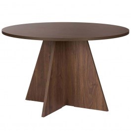 Τραπέζι Virella 746NRD1109 Φ120x75cm Venezia Walnut WALNUT