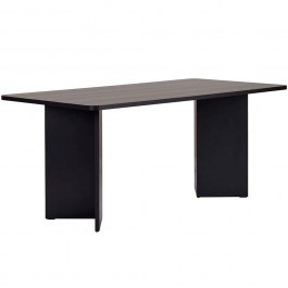 Table Linza 353NRD1132 180x90x75cm Wood Black BLACK