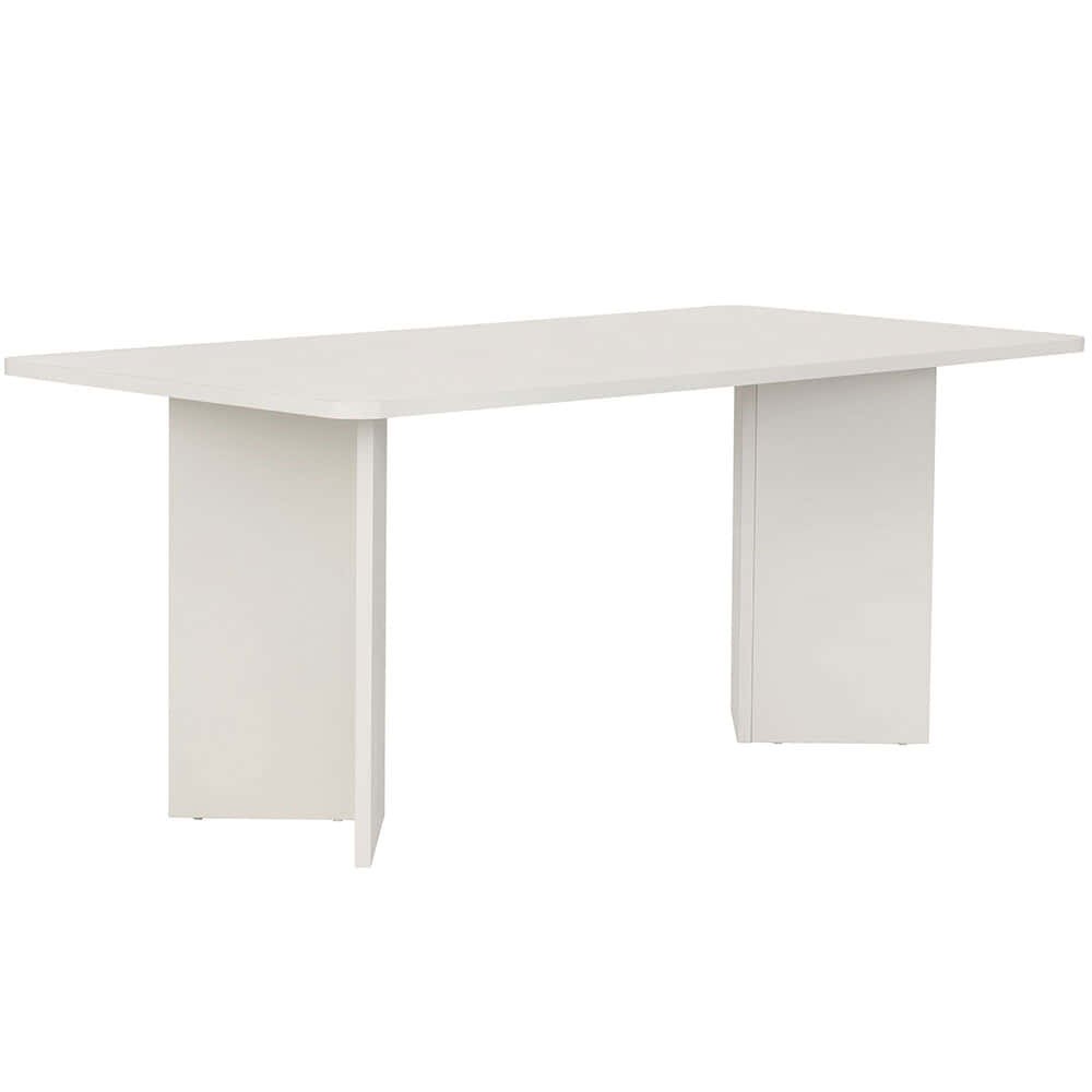 Τραπέζι Linza 353NRD1133 180x90x75cm Wood White