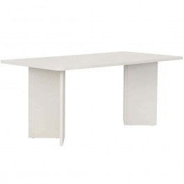Table Linza 353NRD1133 180x90x75cm Wood White WHITE