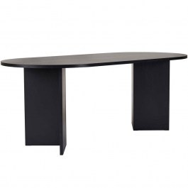 Τραπέζι Sabella 746NRD1110 200x90x75cm Wood Black BLACK