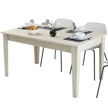 Table With Storage Space Milan 845HCT1410 145x88x75cm Travertine Beige