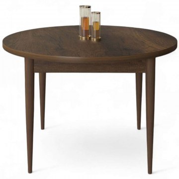 Τραπέζι Rox 240CHR2119 Φ90x75cm Brown