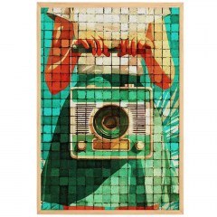 Κάδρο Pop Mosaic 786DKT2091 33x48cm Multi Wallity