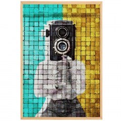 Κάδρο Pop Mosaic 786DKT2082 33x48cm Multi Wallity