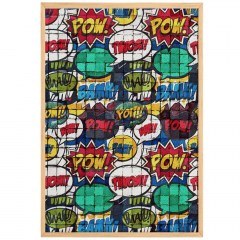Κάδρο Pop Mosaic 786DKT2105 33x48cm Multi Wallity