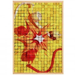 Κάδρο Pop Mosaic 786DKT2107 33x48cm Multi Wallity