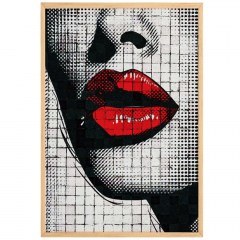 Κάδρο Pop Mosaic 786DKT2084 33x48cm Multi Wallity