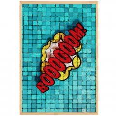 Κάδρο Pop Mosaic 786DKT2088 33x48cm Multi Wallity