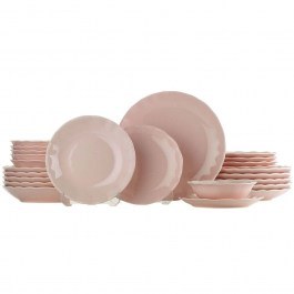 Σερβίτσιο Πιάτα Φαγητού (Σετ 24Τμχ) 710KTP3797 Powder Pink Hermia POWDER PINK