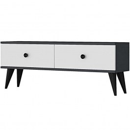 TV Furniture Mona 555CHM1125 120x30x40,5cm Anthracite-White ANTHRACITE-WHITE