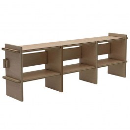 TV Furniture 980NPR1102 220x38x70cm Natural NATURAL