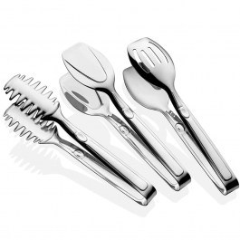 Λαβίδες Σερβιρίσματος (Σετ 3Τμχ) Piacasa 645DRM1128 21,4cm Silver Hermia SILVER