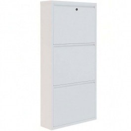 Παπουτσοθήκη Επιτοίχια Locking 159ORN1111 50x15x103cm White WHITE