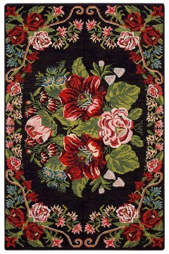 Carpet Jongael 399CHL1243 Multi-Black 120X180 Conceptum Hypnose