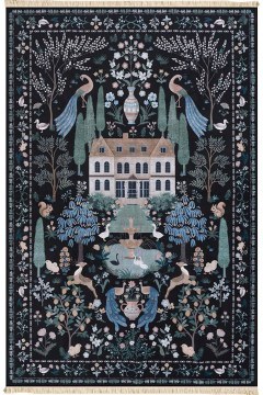 Carpet 242 484RVN2555 Black-Multi 120X180 Conceptum Hypnose