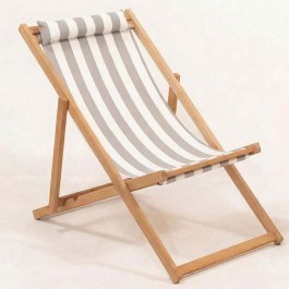 Chaise Longue Myn 644MYD1185 59x44x90cm White-Grey WHITE-GREY