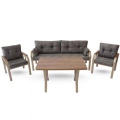 Garden Lounge (Set 4Pcs) 227VRD1002 Grey