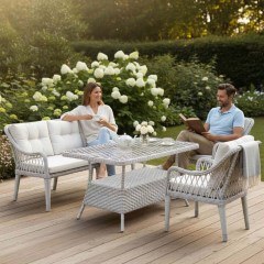 Garden Lounge Hisar (Set 4Pcs) 227VRD1025 Beige