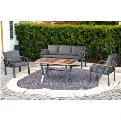 Garden Lounge Nergiz (Set 4Pcs) 227VRD1007 Dark Grey