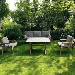 Garden Lounge Nergiz Marble (Set 4Pcs) 227VRD1005 Grey GREY