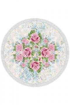 Carpet Mu174 955ANR2557 Cream-Multi 120X120 Round Conceptum Hypnose