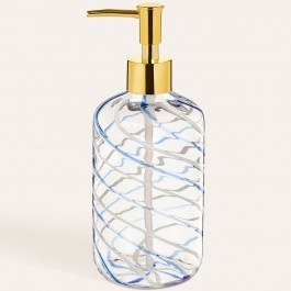 Soap Dispenser 417ZSU1091 8x8x20,5cm Clear-Blue Zsa Zsa Zsu CLEAR-BLUE