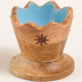 Serving Bowl 417ZSU1206 8x8x7,5cm Natural-Blue Zsa Zsa Zsu NATURAL-BLUE