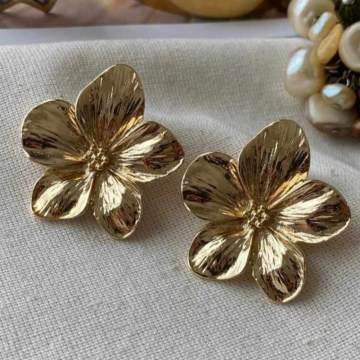 Σκουλαρίκια 763ICN1167 Gold Heliophilia Silver